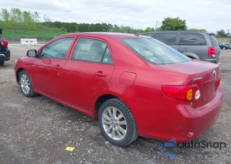 2009 Toyota Corolla Le z USA, uszkodzony, nr VIN 2T1BU40E99C012084